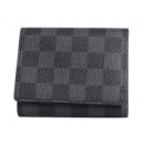 ルイヴィトン LOUIS VUITTON ダミエ グラフィット トリフォルド 三つ折財布【札入れ】 グレー N63096