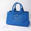 プラダ PRADA トートバッグ キャンバス アズーロ BN1872-CANAPA-AZZURRO