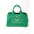 プラダ PRADA トートバッグ キャンバス グリーンBN1872-CANAPA-VERDE