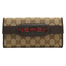 グッチ Gucci 長財布 インターロッキングG ホースビット ベージュ&ダークブラウン 295351 F4CKG 9791 レディース