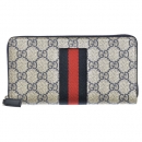 グッチ GUCCI New Web メンズ ラウンドファスナー長財布 408831 KHN4N 4080