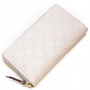 グッチ GUCCI ラウンドファスナー長財布(小銭入れ付き) Gucci Signature Zip Around Wallet Ivory アイボリー 410102 CWC1G 9022