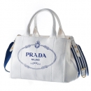 プラダ PRADA トートバッグ カナパ canapa ハンドバッグ 2WAYハンドバッグ ホワイト系 1BG439ROO ZKI UB0