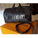 ルイヴィトン シュプリーム M53433 17aw Supreme Louis Vuitton KEEP.45 BA.SP EPI DWT