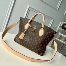 Louis Vuitton フラワー ジップド トート MM ベージュ M44360