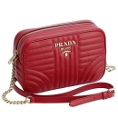 プラダ PRADA ショルダーバッグ ダイアグラム DIAGRAMME クロスボディ バッグ レッド系 1BH083IOI 2D91 27W