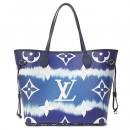 ルイヴィトン バッグ レディース LOUIS VUITTON LVエスカル ネヴァーフル MM M45128 ブルー