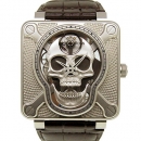 ベル＆ロス　BELL＆ROSS　BR01　ラフィング スカル　BR01-SKULL-SK-ST　世界500本限定　46mm