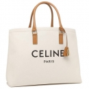 セリーヌ トートバッグ ホリゾンタル カバ Sサイズ TEXTILE ロゴ ナチュラル レディース CELINE 190062BNZ 02NT A4対応