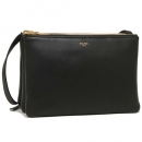 セリーヌ バッグ CELINE 19203 3CAD 38NO トリオ TRIO SMALL SHOULDER BAG レディース ショルダーバッグ 無地 BLACK 黒